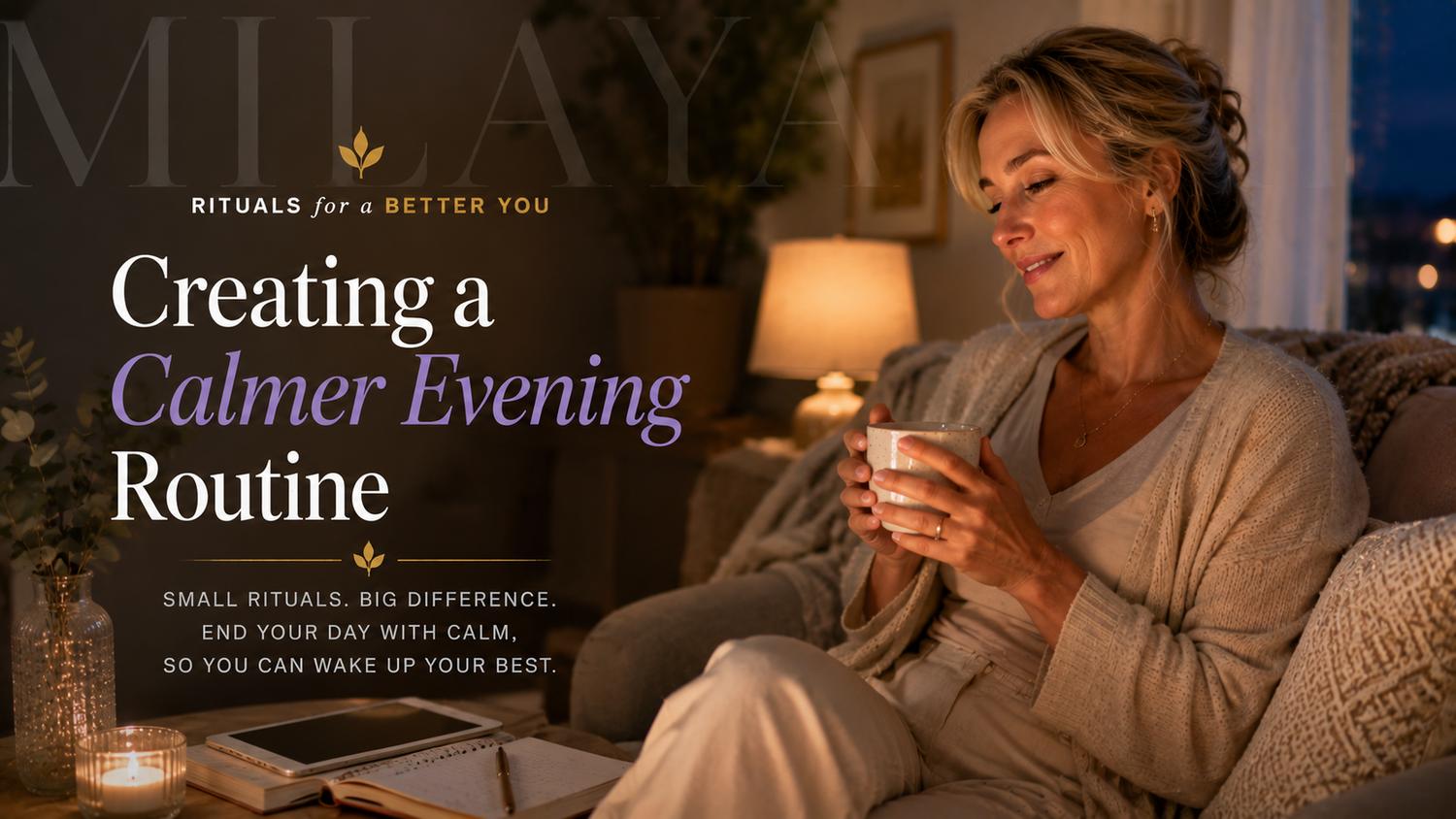 Creating a Calmer Evening Routine